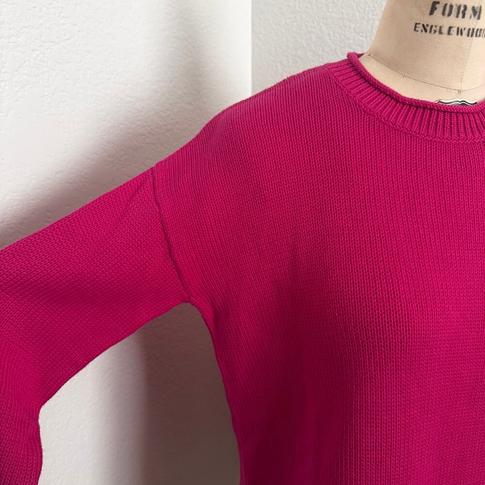 Lilly Pulitzer Crewneck Sweater Magenta Hot Pink Size S NWT Knit Pullover - Picture 11 of 11